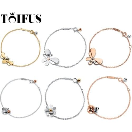 Tif 925 sterling silver classic style ladies high-end insect bracelet with original logo China factory