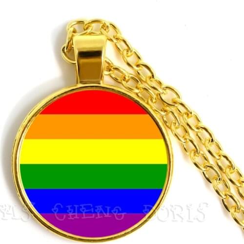 Gay Pride Pocket Watch Necklace Same Sex Lgbt Jewelry Gay Lesbian Pride With Rainbow Love Wins Gift Same Sex Marriage