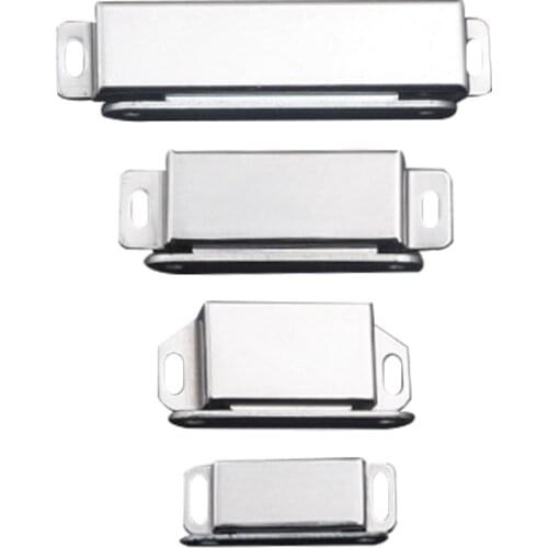 NAIERDI Cabinet Catches Stainless Steel Magnetic Door Stop Closer Kitchen Damper Buffer For Cupboard Wardrobe Furniture Hardware