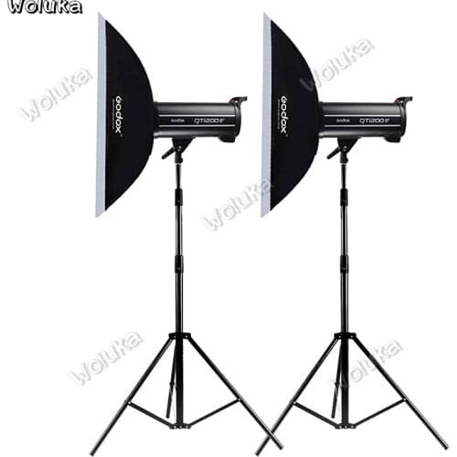 Godox 1200WII two lamp set Flash studio high speed synchronous studio lamp indoor Flash jewelry lamp clothing shooting CD50 T03