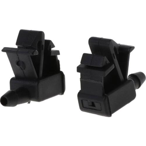 2Pcs Plastic Windscreen Washer Water Jet Spray Nozzle Car Front Windshield for Citroen for Peugeot 090E