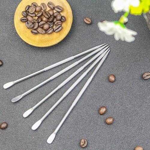 1pcs Barista Creative High Quality Fancy Coffee Mixer Tool Cappuccino Espresso Coffee Decorating Latte Art Pen Tamper Needle