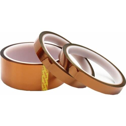 Rolls Heat Resistant Tape for Sublimation Heat Press 3mm 5mm 6mm 8mm 10mm 12mm 15mm 18mm 20mm 30m *33m Polyimide Kapton Tape