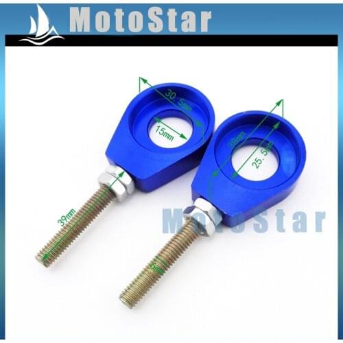 Blue 15mm Alex Block Chain Adjuster Pulley Tensioner For Chinese 50cc 70cc 90cc 110cc 125cc 150cc 160cc Pit Dirt Bike