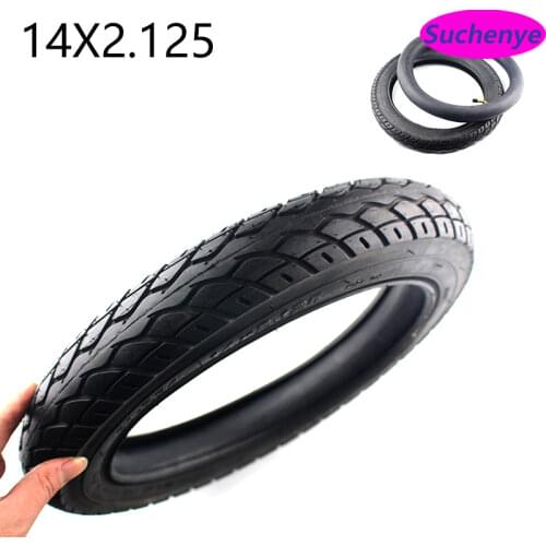 14 Inch Wheel Tire 14 X 2.125 / 54-254 Tyre Inner Tube and Outer tire For Many Gas Electric Scooters and E-Bike 14*2.125 Tire