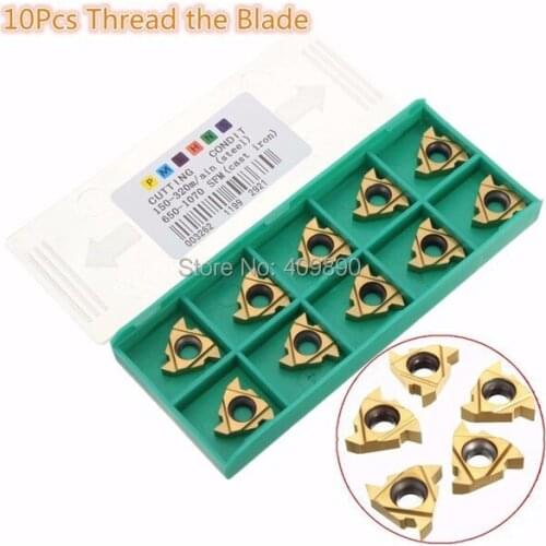 20set/LOT 16ER 3/8 Inch AG60 Carbide Threading Insert For External Turning Toolholder