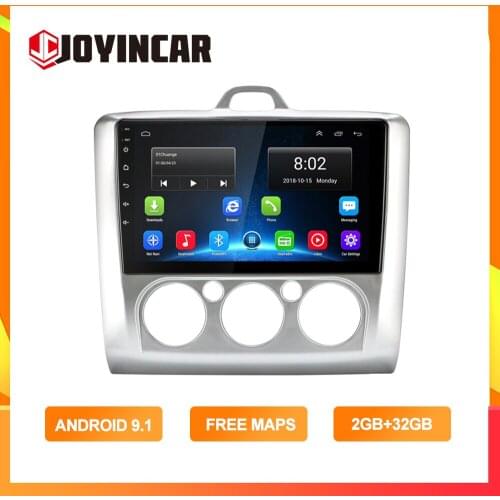 2G+32G 2Din Android 10.1 Car Radio Audio Multimedia Video Player For Ford Focus 2 Mk2 Exi AT 2004-2011 Car Stereo GPS Navigation