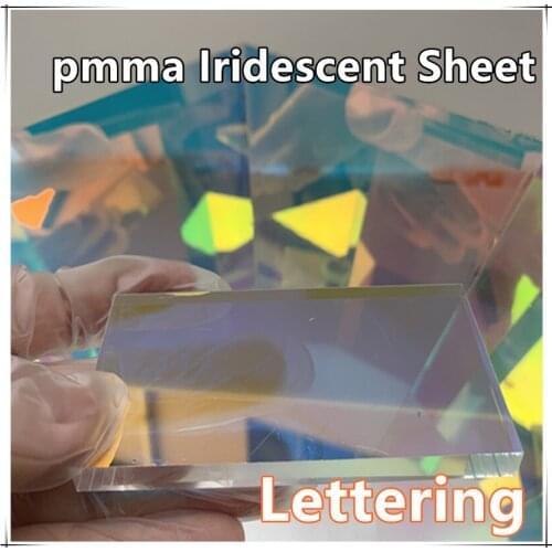 5mmElectroplate Colorful Laser Plexiglass Rainbow Acrylic (PMMA) Iridescent Sheet,Oргстекло Board For DIY/Advertising/Decoration