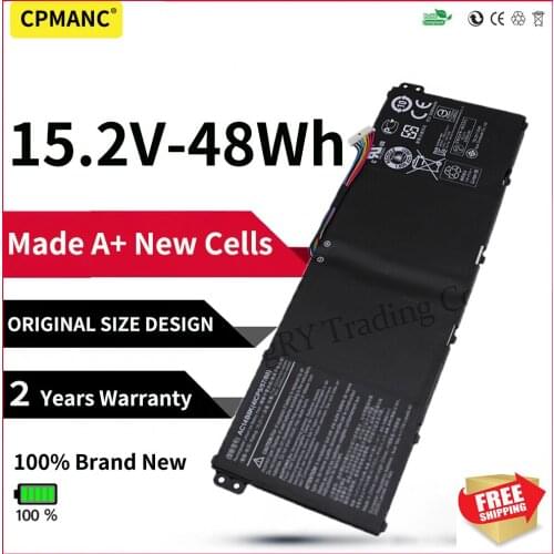 CPMANC AC14B8K Battery For Acer Aspire E3-111 E3-112 CB3-111 CB5-311 ES1-511 ES1-512 E5-771G V3-111 V3-371 ES1-711 15.2V 48WH