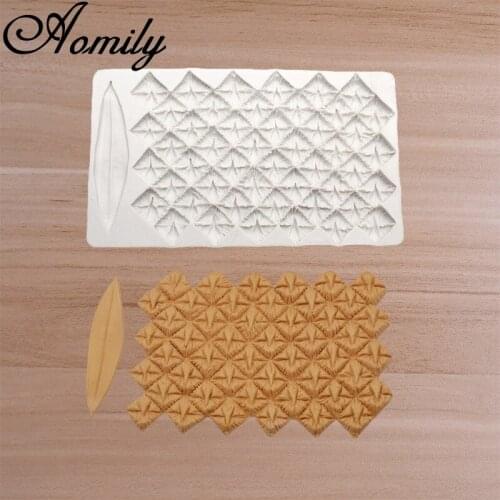 Amoliy Pineapple Skin Shape Silicone Mold Baking Cake Decorating Tools Pineapple Plaster Baking Accessories Fondant Molds