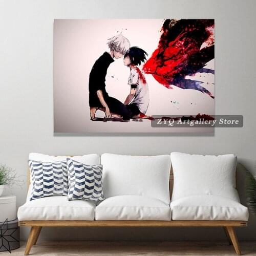 Anime Tokyo Ghoul Poster Tokyo Ghost Wallpaper Decorative Wall Picture For Living Room Interior Decoration