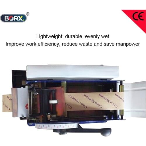 Automatic kraft paper watering tool yellow seal wet and cut machine seal belt paper wet and cut device