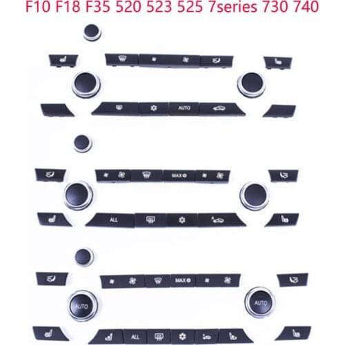 Car Heater Climate Control Fan Volume air conditioning Button Fan Button Cap Cover Replacement for BMW F10 F11 F02 F06 F07 F18