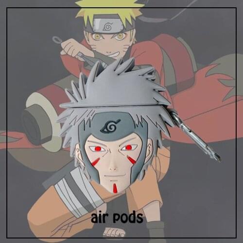 NARUTO Airpods Case Airpods1 2 Soft Shell Cute Cartoon Bluetooth Headset Shell Men Women Unisex Birthday Gift 2021 News