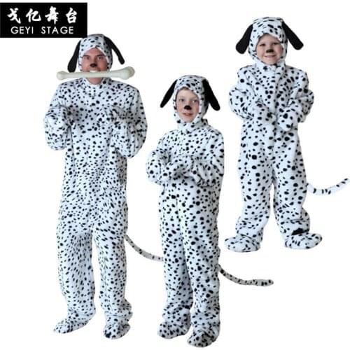 Baby Boys Girls Onesie Dalmatians Spotty Dog Cosplay Costume Flannel Warm Black White Cute Animal Kigurumi Kids Jumpsuit Pajama