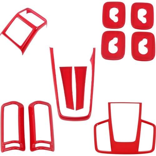 For Porsche Cayenne 2018 2019 Rear air outlet &U Shape Gear Box Cover Trim car Styling Accessories