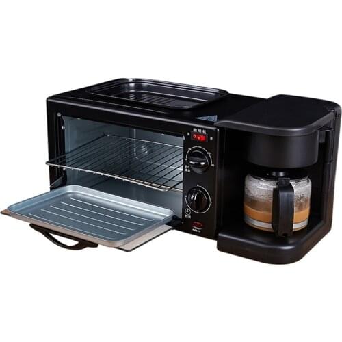 Household Toaster Three-in-one Breakfast Machine Multifunctional Breakfast Machine Coffee machine Roaster Bread Toaster Machine