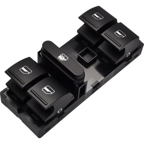 1K4 959 857 B Electric Power Master Window Switch Button For VW Sagitar Golf 5 J.etta MK5 6 Tiguan Passat B6 B7 1K4959857B