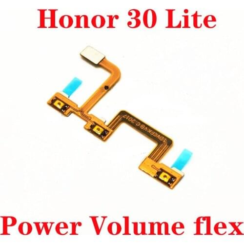 For Huawei Honor 30 Lite Power On Off Volume Up Down Button Key Flex Cable