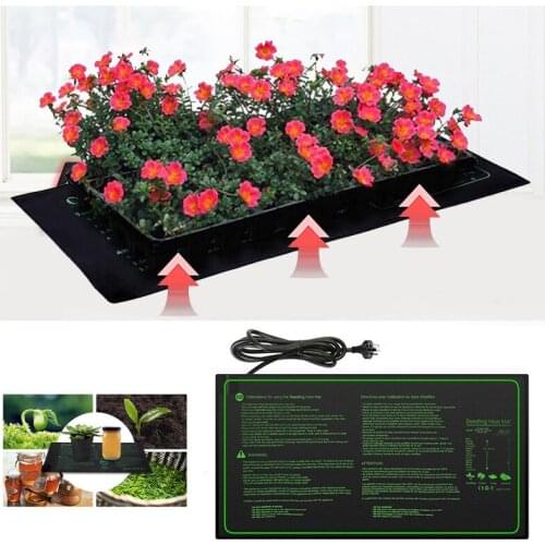 Seedling Heat Mat Waterproof Plant Seed Germination Propagation Clone Starter Pad for Seed Germination Plant Vegetable Flowers