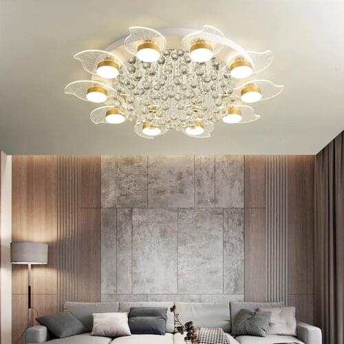 Living Room Lamps Led Ceiling Lights Modern Crystal Bedroom Lamp fancy Light Home Decoration Modern for Kitchen Lights Fixture