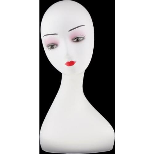 Mannequin Manikin Head Makeup ABS Cosmetology Wig Hat Scarf Display Stand
