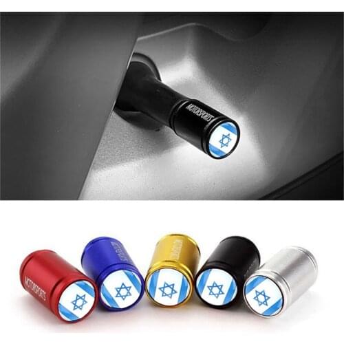 Frosted Surface Car Moto Bike Tyre Valve Stems Cap For Volkswagen VW Polo Golf 3 4 6 Passat Tire Air Dustproof Wheel Caps Israel