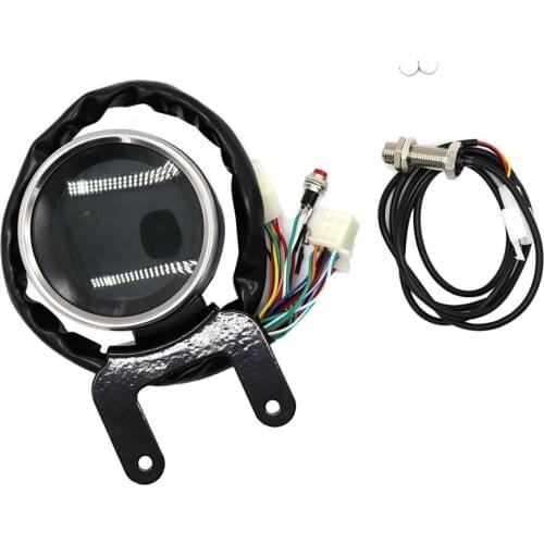 Multi-functions LED Motorcycle Speedometer Odometer Fuel Gauge Signal Light