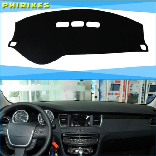 For Peugeot 208 2012~2019 Active Allure GTI 2015 Dashboard Cover Sun Shade Dash Mat Pad Carpet Car Stickers Interior Accessories
