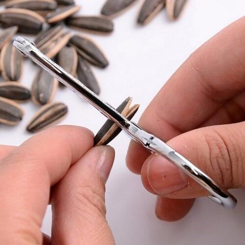 Melon Seed Opener Clamp Scissor sunflower Nut Cracker Kitchen Household tool Sheller Nutcracker Walnut Pine Plier
