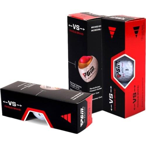 Original PGM Golf Three-layer Match Ball Gift Box Package Golf Set 12Pcs Set 3Pcs Dedicated Ball for Next Game Durable Standard
