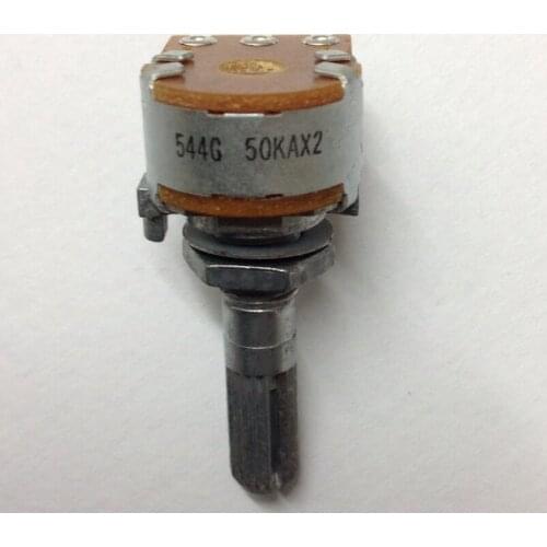 Original Japna ALPS16 potentiometer A50K 50K duplex potentiometer 50KAx2 25mm shaft new, in stock