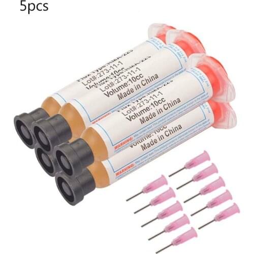 JimBon 2/5/8/12pcs 10cc RMA-223 For Chips Computer Phone LED BGA SMD PGA PCB Solder Soldering Paste Flux Grease DIY Repair Tool