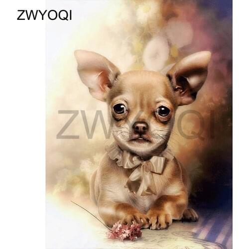 Full Round Diamond painting Cross stitch dog lion animal Full Square Diamond embroidery dog lion animal DIY3D Diamond mosaic dog