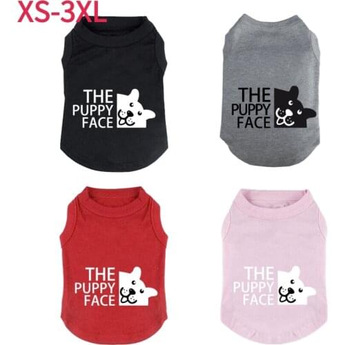 Dog shirt pet vest puppy summer clothing summer clothes for dogs chihuahua Sweatshirt Cotton T Shirt costumes Comfort Cute