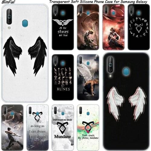 Hot Shadowhunters Silicone Phone Case For Samsung Galaxy A80 A70 A60 A50 A40 A40S A30 A20E A2CORE M40 Note 10 Plus 9 8 5 Fashion