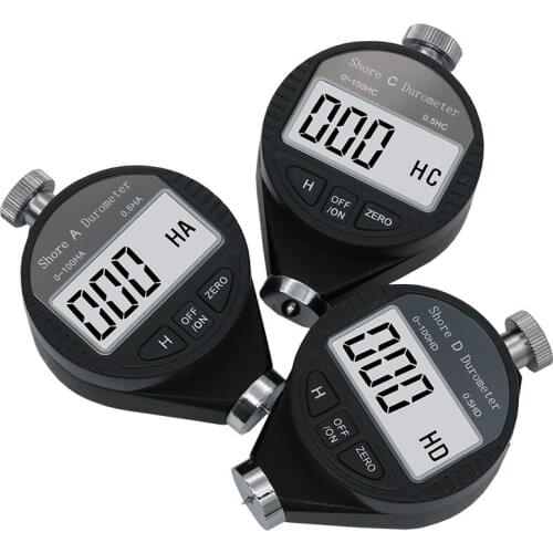 Hardness Testers 0~100 Digital Shore Hardness Durometer Tester Tire Rubber LCD Display Meter Sclerometer durometer D1044