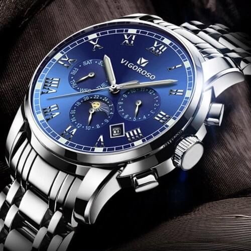 Мужские водонепроницаемые часы VIGOROSO China At AliExpress