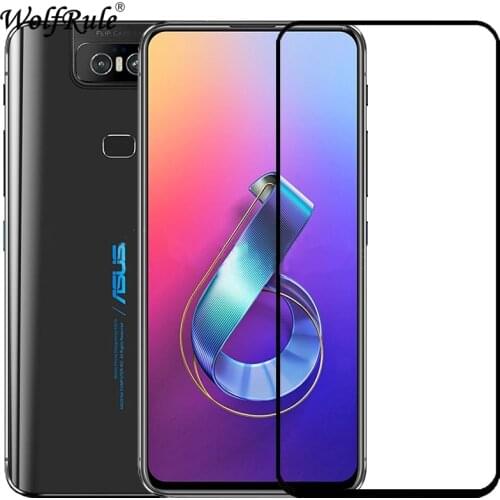 Full Cover Glass Asus Zenfone 6 ZS630KL Tempered Glass Screen Protector For Asus Zenfone 6Z 2019 Glass Whole Gule Safety Glass