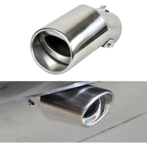 1pcs Stainless Steel Car Exhaust Muffler Tip Pipes For Peugeot 307 408 207 Ford Focus 2 3 mk2 mk3 Suzuki Sx4 Swift accessories