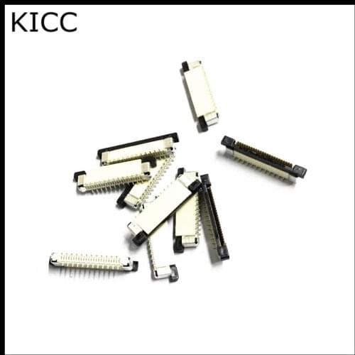 10Pcs FPC FFC Connector cable socket 0.5mm 24Pin Vertical patch type sop24