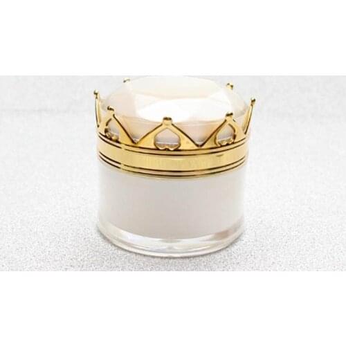 20ml pearl white crown shape acrylic jar plastic jar cream jar f eye cream essence gel moisturizer night cream cosmetic packing