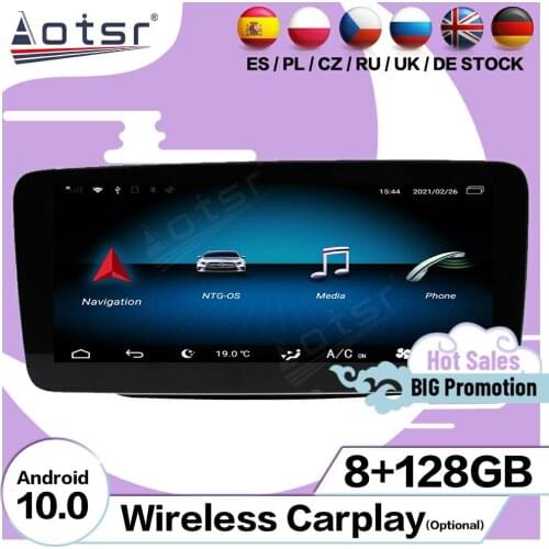 8+128GB Android 10 Player For Mercedes Benz A CLA GLA G 2013 2014 2015 2016 2017 2018 2019 GPS Navi BT Car Radio Video Head Unit