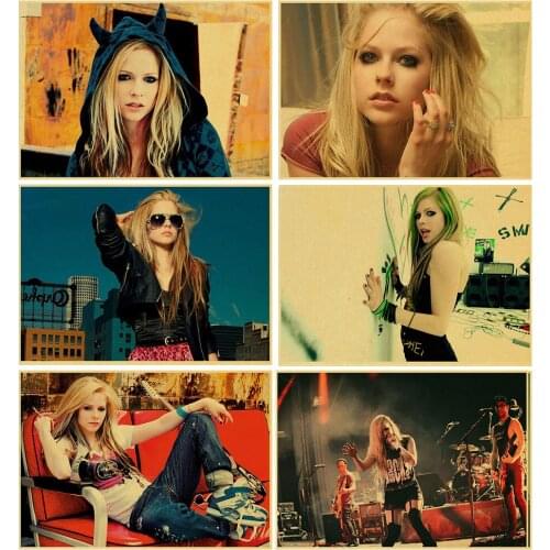 Avril poster singer poster 5D crystal round diamond painting DIY diamond painting embroidery home decoration diamond Mosaic room