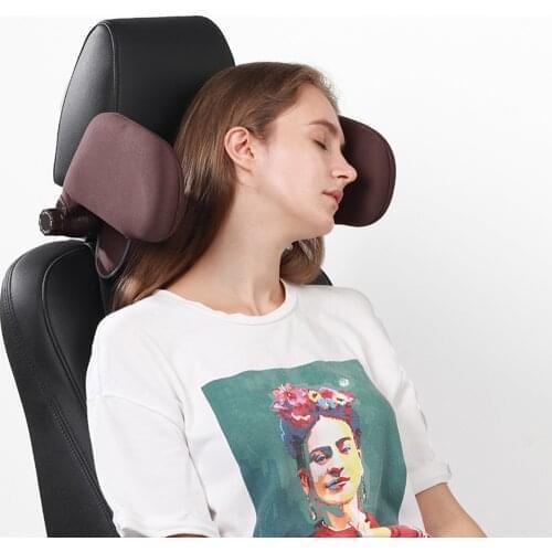 Car Headrest Pillow Sleeping Headrest 360 Degree Adjustable Road Pal Headrest Car Seat Travel Headrests for Kids Adults Elders
