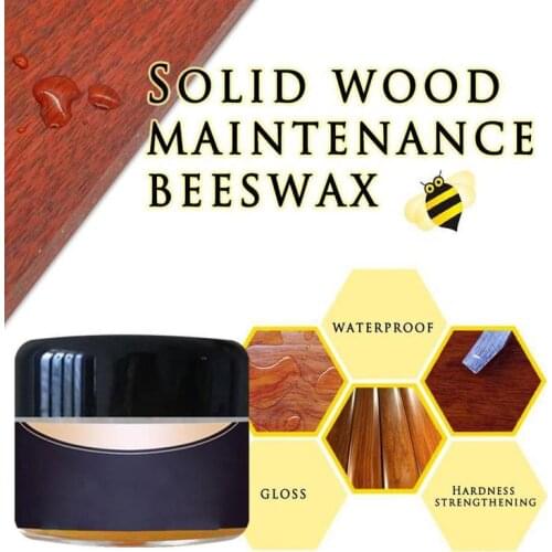 Wood Seasoning Beewax Complete Solution Wooden Furniture For Wooden Cleaning Chair 20g Home Beeswax Desk Care Cabinet Floor