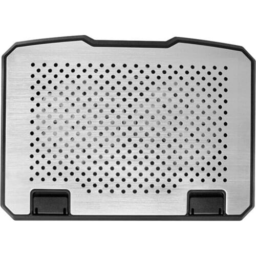 Two Cooling Fan Laptop Cooling Pads for Macbook Acer Dell Lenovo ASUS HP 15 Inch Notebook 2 USB Ports Aluminum Cooling Pad Stand