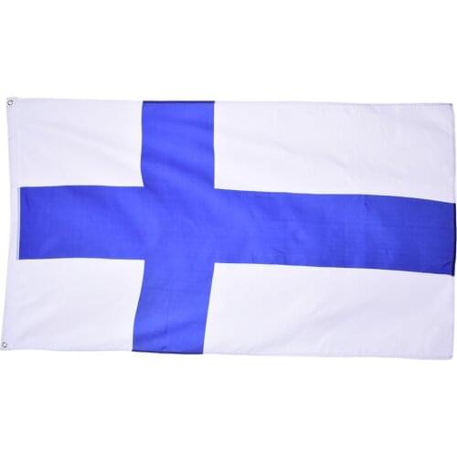 3*5ft Finland Finnish Flag Banner Festival Party Home Gardening Decoration 90*150cm