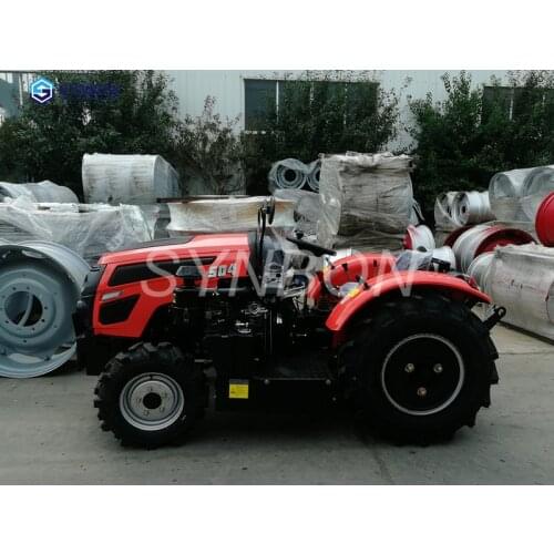 SYNBON new 50HP Greenhouse orchard tractor farm hydraulic tractor multiple auxiliary tools agriculture machinery SY504G