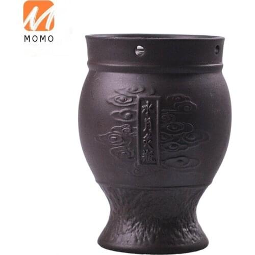 Jar Ceramic Scraping Moxibustion Cup Integrated Moxibustion Box Household Beauty Salon Warm Moxibustion Restaurant Anti-Scald